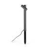 Udendørs Spot ^ FARO BARCELONA Spy LED lampe med jordspyd, mørkegrå, aluminium, højde 68,5 cm