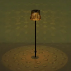 Globo Udendørs Spot > 36635-2S solcelle-lampe med jordspyd, 2, sort/røg