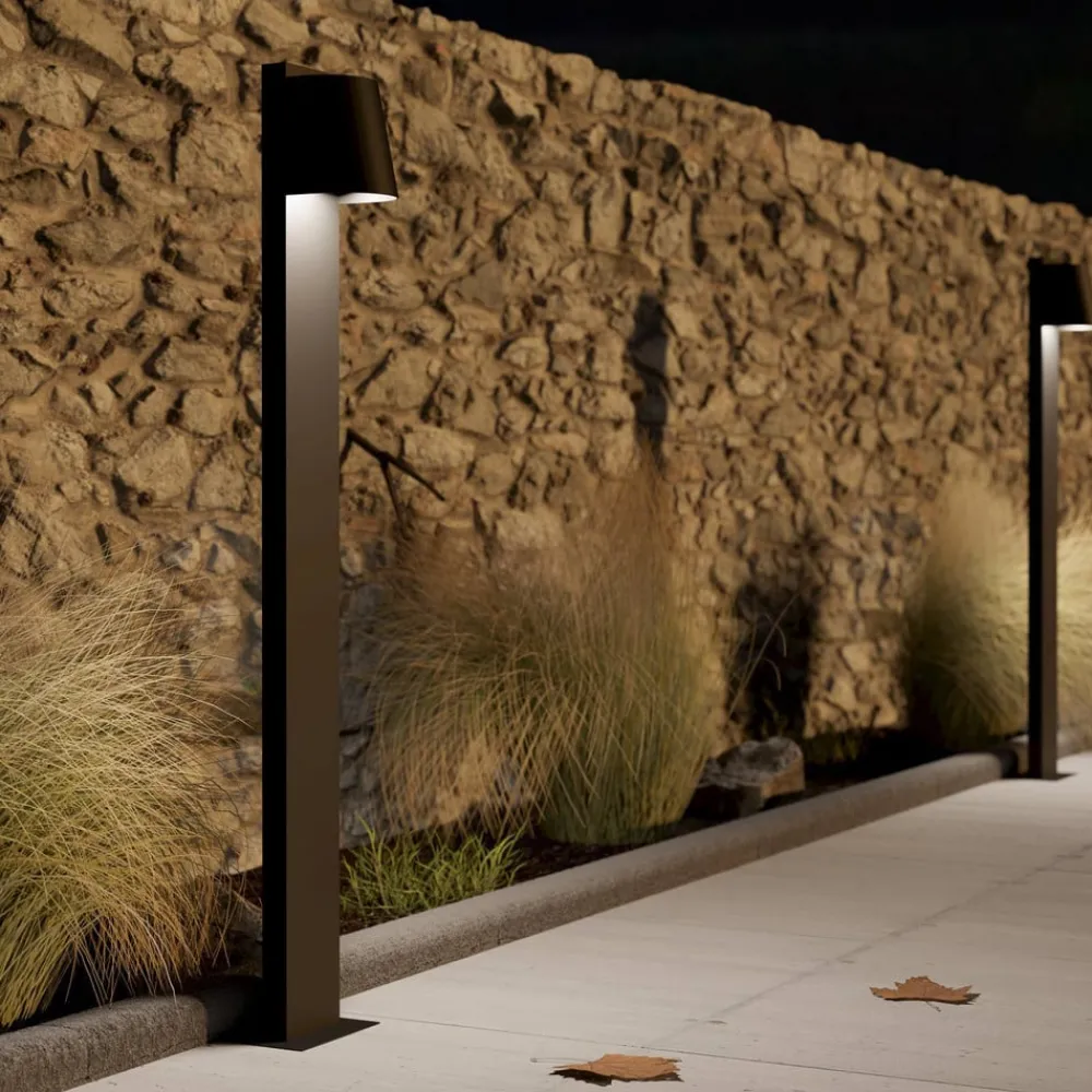 Gadebelysning ^ EGLO Stagnone LED-gadelampe i sort