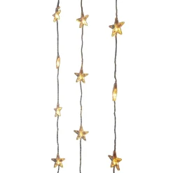 Julepynt|Lysnet, Lysforhæng ^ STAR TRADING Star Curtain LED-lysforhæng, 30 lyskilder