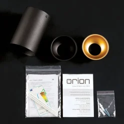 Loftlamper|Spotlights ^ ORION Starlight loftspot, rundt, sort