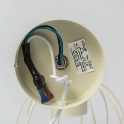 HELAM Væglamper > STARLIGHT væglampe, cremehvid 1 lyskilde Ø 18 cm metalstik