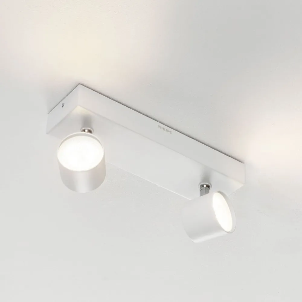 Philips Loftlamper|Spotlights > Star - 2 lyskilder LED spot, WarmGlow, hvid