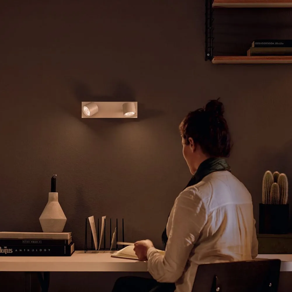 Philips Loftlamper|Spotlights > Star - 2 lyskilder LED spot, WarmGlow, hvid