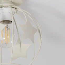 HELAM Loftlamper > Stars loftlampe, sandfarvet, metal, Ø 21 cm