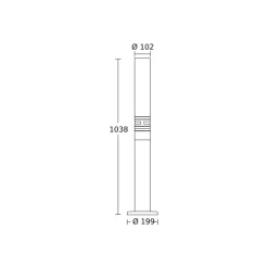 Gadebelysning Med Sensor ^ STEINEL GL60 LED-gadelampe med sensor