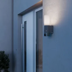 Væglampe Med Sensor ^ STEINEL LED-sensorlampe L 625 CAM SC, kamera, IP44
