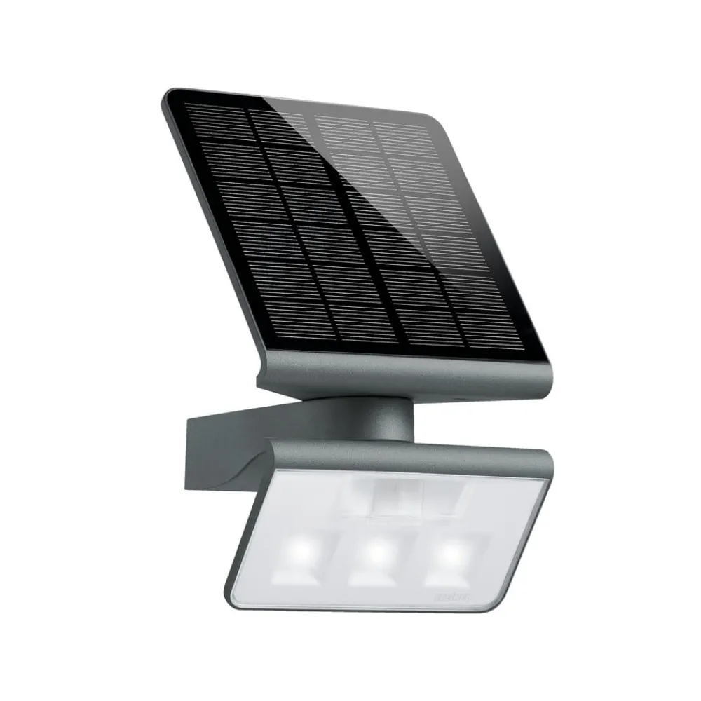 STEINEL Solcelle Lampe Med Sensor|Væglampe Med Sensor > LED-solcellelampe XSolar L-S One, antracit, sensor