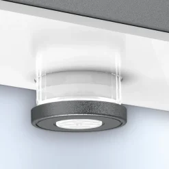 STEINEL Solcelle Lampe Med Sensor|Væglampe Med Sensor > LED-væglampe XSolar SOL-O S, antracit, sensor