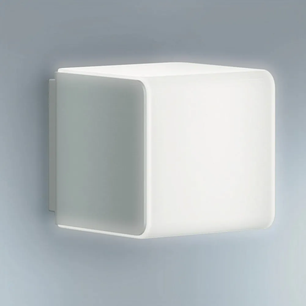 Væglampe Med Sensor|Væglamper ^ STEINEL L 830 SC Udendørs væglampe med sensor, sølv
