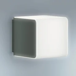 Væglampe Med Sensor|Væglamper ^ STEINEL L 830 SC udendørs væglampe sensor antracit