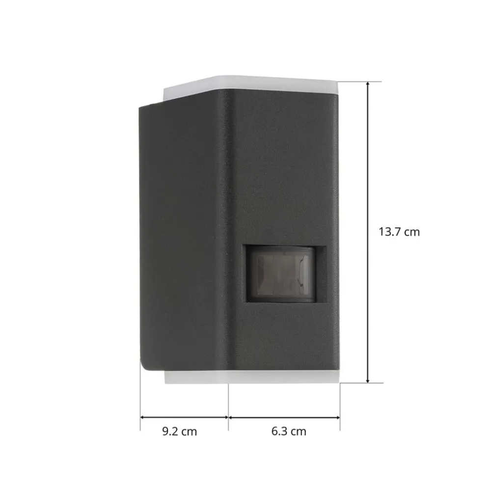 STEINEL Væglampe Med Sensor > L 930 S LED udendørs væglampe antracit