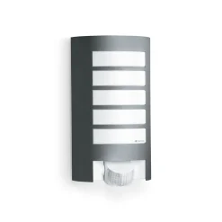 Væglampe Med Sensor|Væglamper ^ STEINEL L 12 S sensor udendørs væglampe, antracit