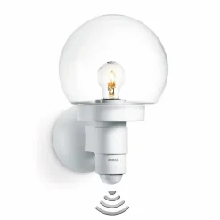 Væglampe Med Sensor|Væglamper ^ STEINEL L 115 S Sensor væglampe hvid