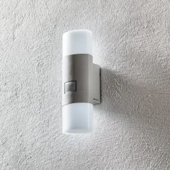 STEINEL Væglampe Med Sensor > L 910 S udendørs LED-væglampe, sensor sølv