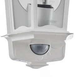 Væglampe Med Sensor ^ STEINEL L 190 S udendørs væglampe med sensor, hvid