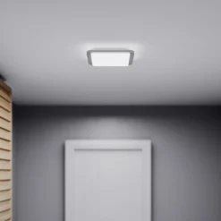 Loftlamper ^ STEINEL RS D2 V3 LED-loftlampe, børstet stål