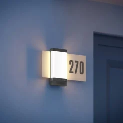 STEINEL Væglamper > smart husnummerlampe L 270 Digi SC, antracit