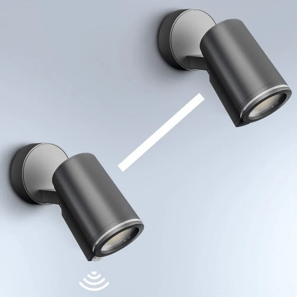 Væglampe Med Sensor|Udendørs Spot ^ STEINEL Spot One S LED-spot GU10, sensor