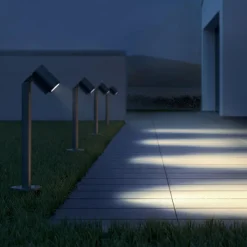 STEINEL Gadebelysning > Spot Way LED-gadelampe, kan drejes
