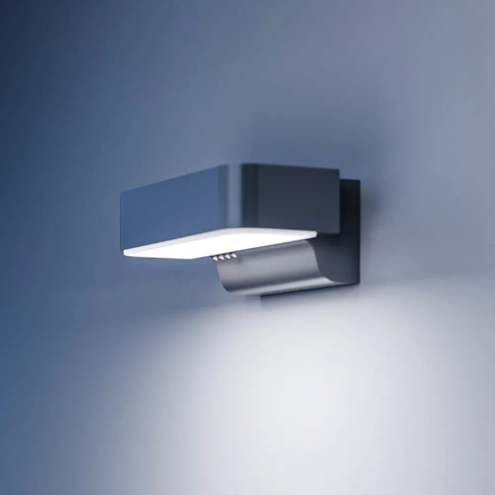 STEINEL Væglampe Med Sensor > udendørs væglampe L 800 SC, sensor, sølv
