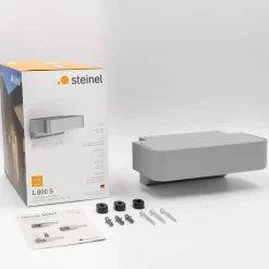 STEINEL Væglampe Med Sensor > udendørs væglampe L 800 SC, sensor, sølv