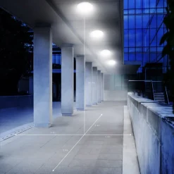 Udendørs Loftlamper ^ STEINEL Vario Quattro Pro loftlampe, hvid 4.000 K