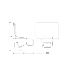 STEINEL Udendørs Spot > XLED Home 2 S udendørsspot, sensor, sort