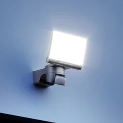 Væglampe Med Sensor|Udendørs Spot ^ STEINEL XLED Home 2 S udendørsspot, sensor, grafit