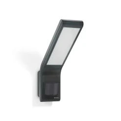 Væglampe Med Sensor|Væglamper ^ STEINEL XLED slim S udendørs væglampe, antracit
