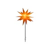 Julepynt|Julestjerner ^ STERNTALER LED-stjerne stander IP44 Ø 100 cm gul