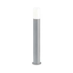 LCD Gadebelysning > Stibelysning 1326 med opalt glas lysegrå Højde 95 cm