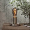 Filament Pære|Led Pærer ^ STAR TRADING ST64 LED-filamentpære E27 3 W 1.800 K røgglas