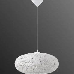 EGLO Pendellamper > Stof-pendellampe Campilo i hvid