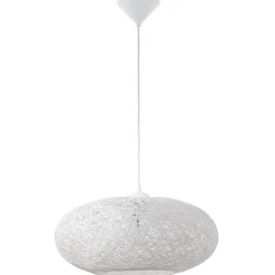 EGLO Pendellamper > Stof-pendellampe Campilo i hvid
