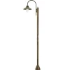 Lygtepæle ^ Moretti Luce Stolpelampe Casale 270 cm 1-lys