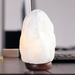 Globo Dekorationsbelysning|Bordlamper > Stone bordlampe, saltkrystal, hvid