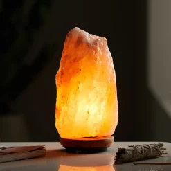 Globo Dekorationsbelysning|Bordlamper > Stone bordlampe, saltkrystal, naturfarvet