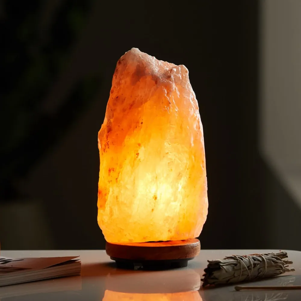 Globo Dekorationsbelysning|Bordlamper > Stone bordlampe, saltkrystal, naturfarvet
