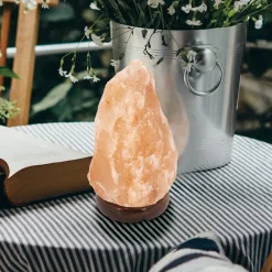 Globo Dekorationsbelysning|Bordlamper > Stone bordlampe, saltkrystal, naturfarvet