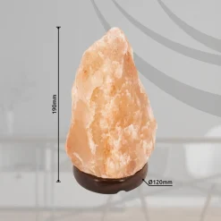 Globo Dekorationsbelysning|Bordlamper > Stone bordlampe, saltkrystal, naturfarvet