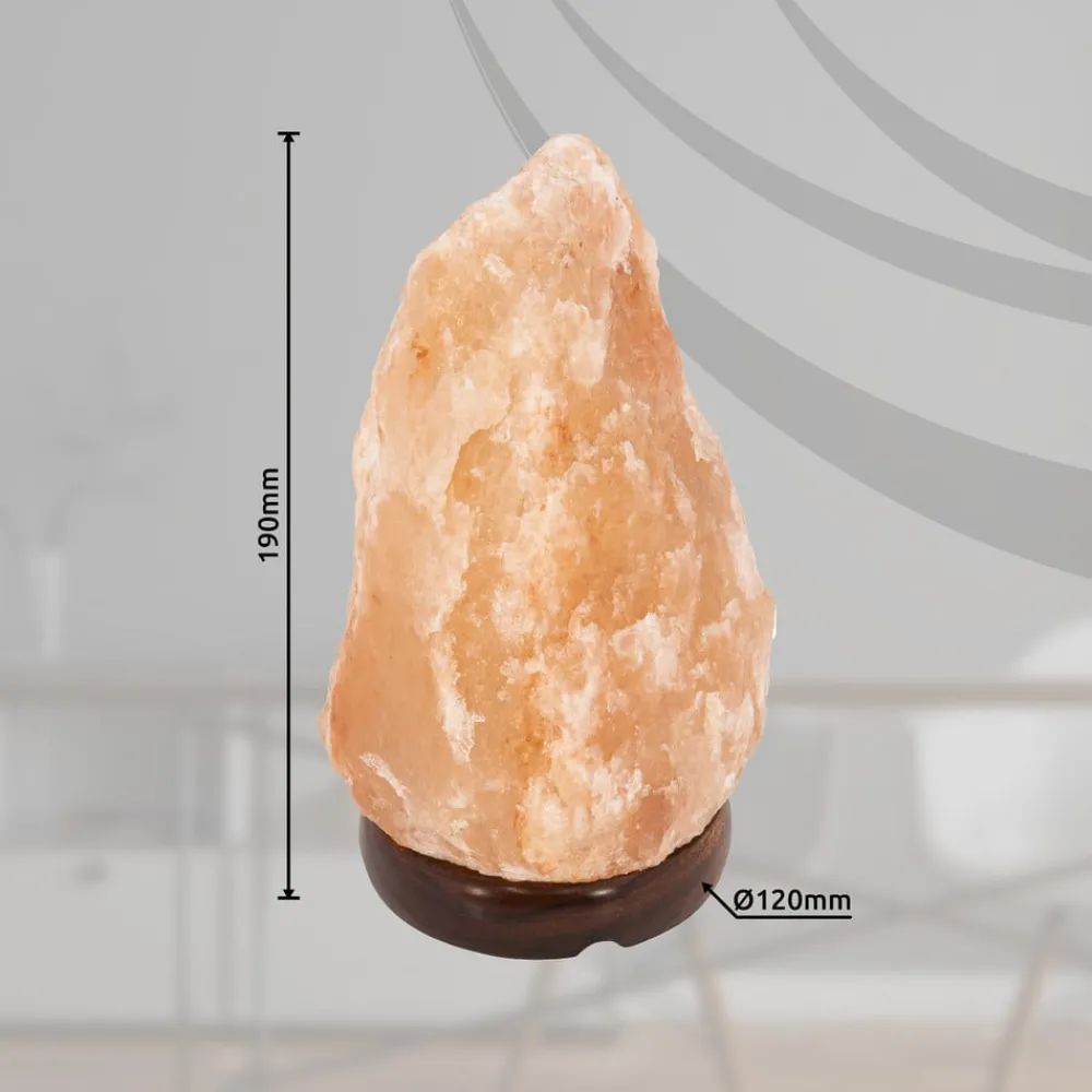 Globo Dekorationsbelysning|Bordlamper > Stone bordlampe, saltkrystal, naturfarvet