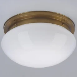 Berliner Messinglampen Loftlamper > Stor hængelampe Harry af messing Ø 40 cm