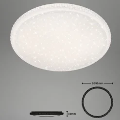 Gang|Loftlamper ^ Briloner Style LED-loftslampe, fjernbetjening