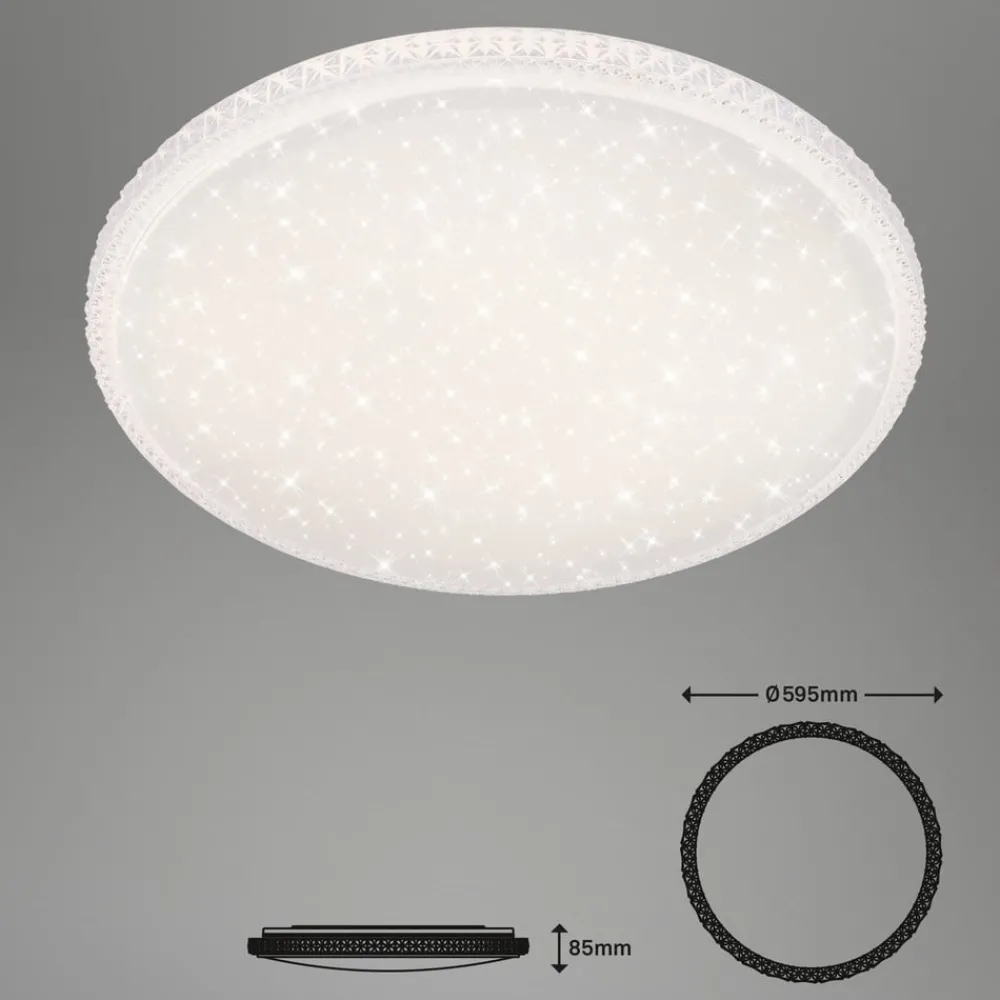 Gang|Loftlamper ^ Briloner Style LED-loftslampe, fjernbetjening