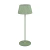 Reality Leuchten Terrassebelysning > Suarez LED-bordlampe, grøn, højde 39 cm, metal