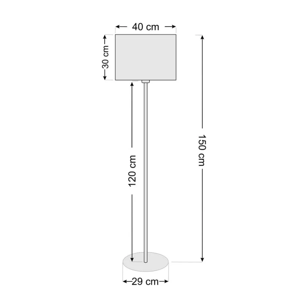 Gulvlamper|Gulvlamper ^ Maco Design Susan gulvlampe, hvid/beige/guld