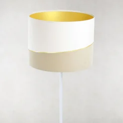 Gulvlamper|Gulvlamper ^ Maco Design Susan gulvlampe, hvid/beige/guld