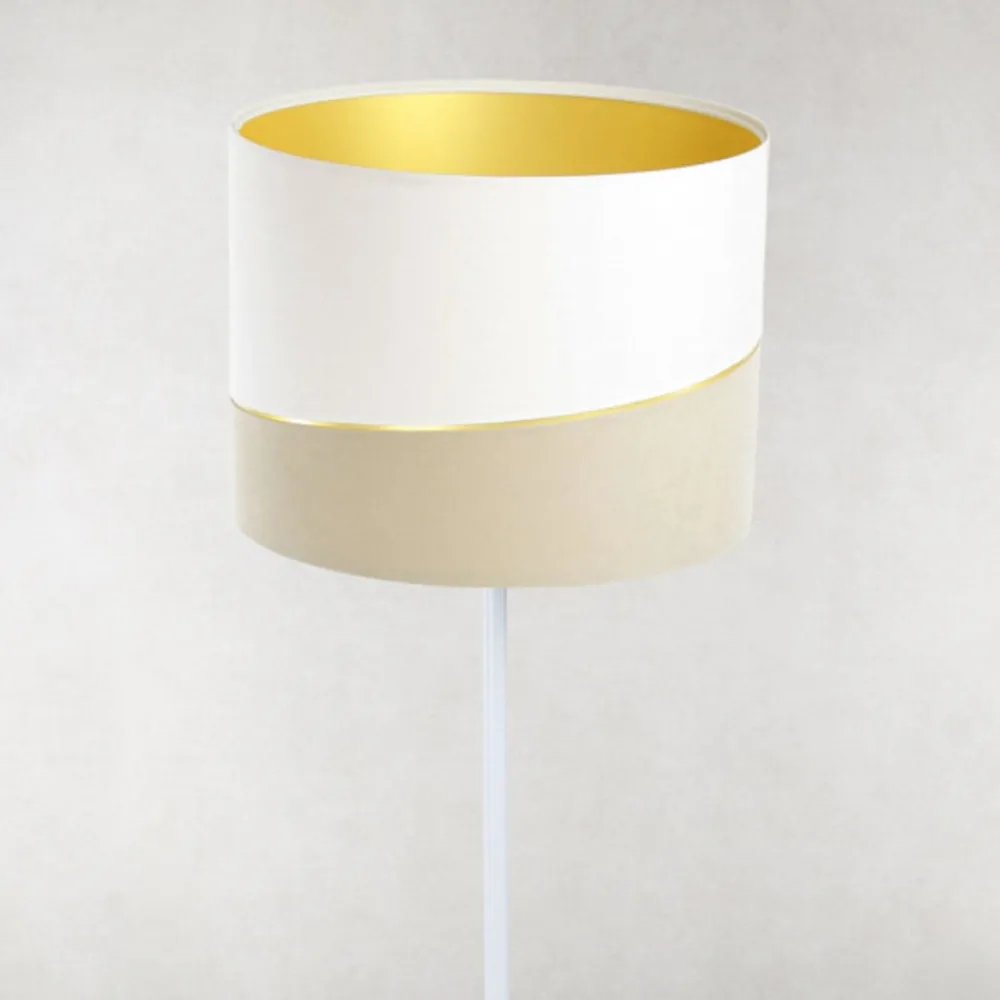Gulvlamper|Gulvlamper ^ Maco Design Susan gulvlampe, hvid/beige/guld