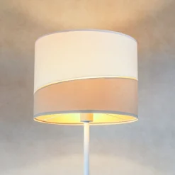 Gulvlamper|Gulvlamper ^ Maco Design Susan gulvlampe, hvid/beige/guld